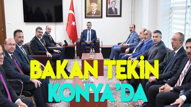 Milli Eğitim Bakanı Yusuf Tekin, Konya'da temaslarda bulundu
