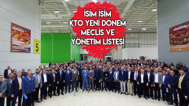 Konya Ticaret Odasında yeni dönem! İşte yönetim ve meclisteki isimler