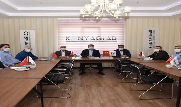 Selçuklu Belediye Başkanı Sn. Ahmet PEKYATIRMACI ve Ak Parti Selçuklu İlçe Başkanı Sn. Mustafa Hakan ÖZER'den Konyagiad'a Ziyaret