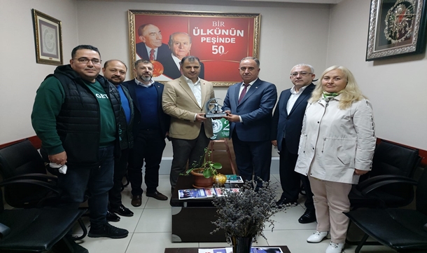 Konyagiad'dan Milliyetçi Hareket Partisi Konya İl Başkanı Sn. Remzi KARAARSLAN'a Ziyaret