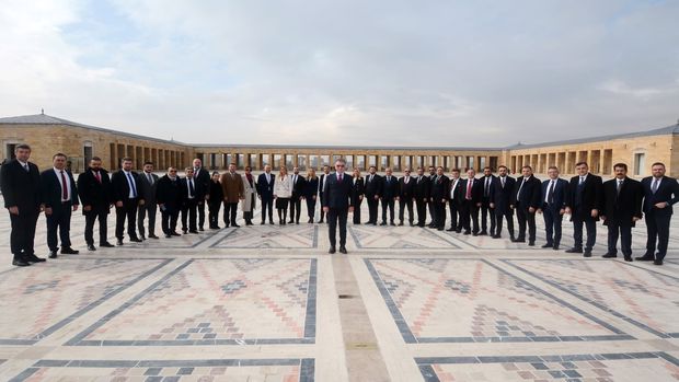 TÜGİK Yönetim Kurulu ve Yüksek İstişare Konseyinden Anıtkabir Ziyareti