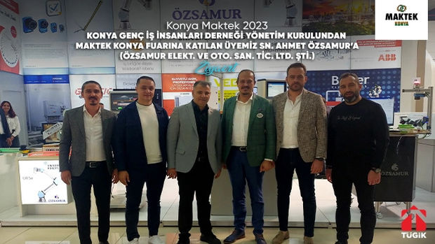 KONYAGİAD Yönetim Kurulundan MAKTEK Konya Fuarına Katılım Sağlayan Üyemiz Sn. Ahmet Özsamur'a Ziyaret!