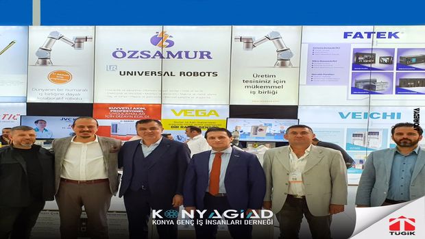 Konyagiad'dan Konya Makina Teknolojileri Fuarı'na Katılan Üyemiz Sn. Ahmet Özsamur'a Ziyaret