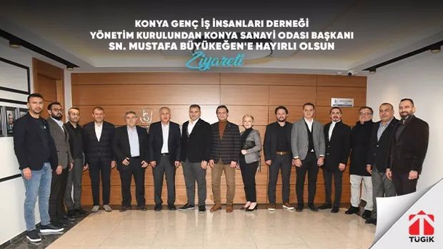 Konyagiad Yönetim Kurulundan Konya Sanayi Odası Başkanı Sn. Mustafa Büyükeğen'e Hayırlı Olsun Ziyareti!