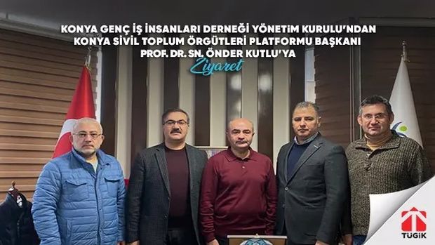 Konyagiad Yönetim Kurulundan Konya Sivil Toplum Örgütleri Platformu Başkanı Prof. Dr. Sn. Önder Kutlu’ya Ziyaret!